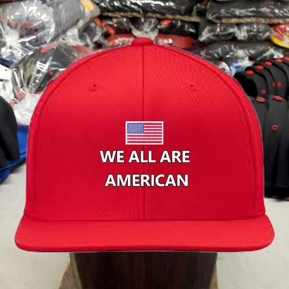 WE ALL ARE AMERICAN MEN'S CAP